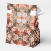 Abstract modern mozaïekaleidoscopisch tegelpatroon bedankdoosjes (Achterkant)