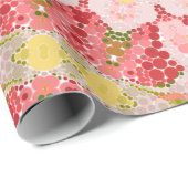 Abstract modern mozaïekaleidoscopisch tegelpatroon cadeaupapier (Rol Hoek)