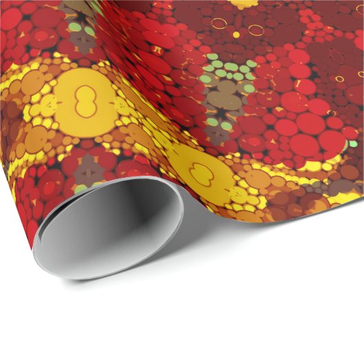 Abstract modern mozaïekaleidoscopisch tegelpatroon cadeaupapier (Rol Hoek)