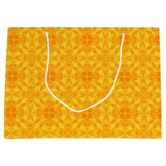 Abstract modern mozaïekaleidoscopisch tegelpatroon groot cadeauzakje (Voorkant)