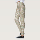 Abstract modern mozaïekaleidoscopisch tegelpatroon leggings (Links)