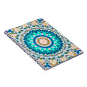 Abstract modern mozaïekaleidoscopisch tegelpatroon notitieboek (Rechterzijde)