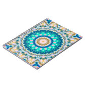 Abstract modern mozaïekaleidoscopisch tegelpatroon notitieboek (Linkerzijde)