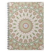 Abstract modern mozaïekaleidoscopisch tegelpatroon notitieboek (Voorkant)