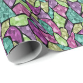 Abstract modern mozaïektegelpatroon van glas helde cadeaupapier (Rol Hoek)