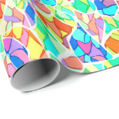 Abstract modern mozaïektegelpatroon van glas helde cadeaupapier (Rol Hoek)