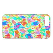 Abstract modern mozaïektegelpatroon van glas helde Case-Mate iPhone case (Achterkant (Horizontaal))