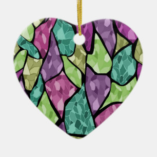 Abstract modern mozaïektegelpatroon van glas helde keramisch ornament