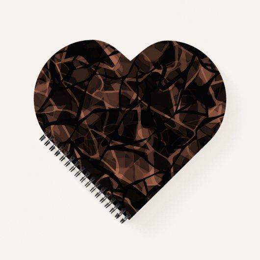 Abstract modern mozaïektegelpatroon van glas helde notitieboek (Voorkant)