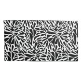 Abstract modern naadloos zwart-wit kussensloop (Achterkant-Rechts)