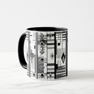 Abstract modern ornament geometrische elementen vi mok