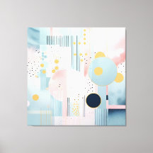 Abstract modern pastel geomatrisch patroon