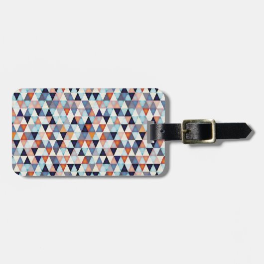 Abstract modern patroon bagagelabel (Voorkant horizontaal)