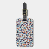 Abstract modern patroon bagagelabel (Voorkant verticaal)