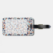 Abstract modern patroon bagagelabel (Achterkant horizontaal)