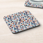 Abstract modern patroon bier onderzetter (Linkerzijde)