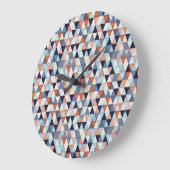 Abstract modern patroon grote klok (Hoek)