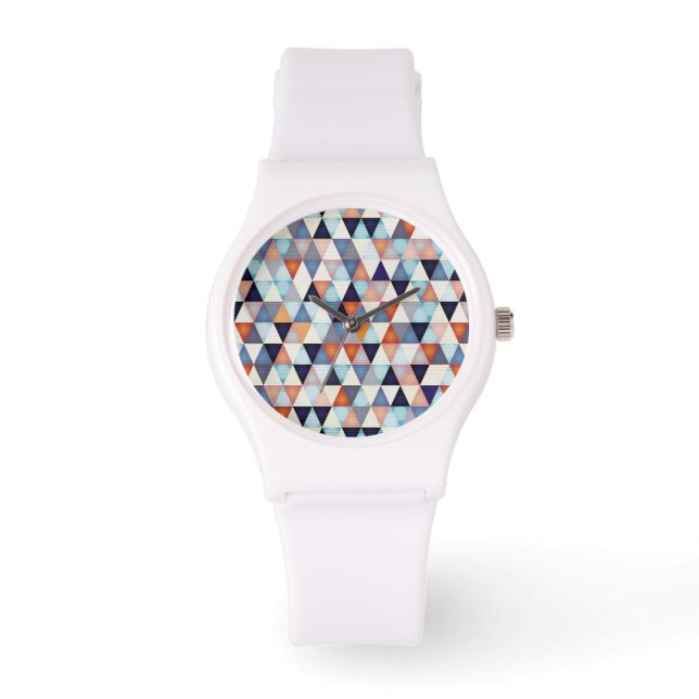 Abstract modern patroon horloge (Voorkant)