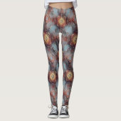 Abstract modern patroon met getextureerde stone leggings (Voorkant)