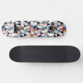 Abstract modern patroon skateboard (Horizontaal)