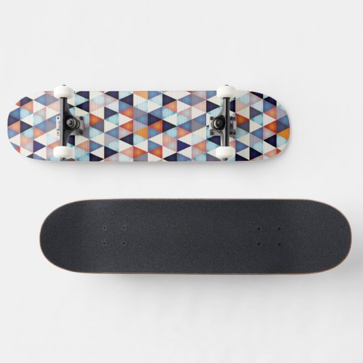 Abstract modern patroon skateboard (Horizontaal)