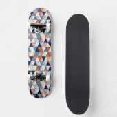 Abstract modern patroon skateboard (Voorkant)
