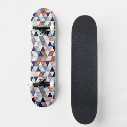 Abstract modern patroon skateboard (Voorkant)