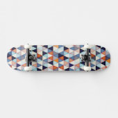 Abstract modern patroon skateboard (Horizontaal)
