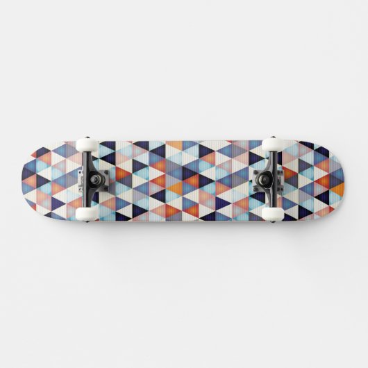 Abstract modern patroon skateboard (Horizontaal)