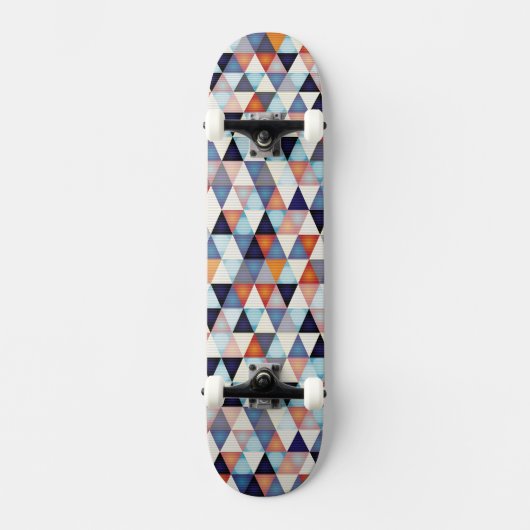 Abstract modern patroon skateboard (Voorkant)