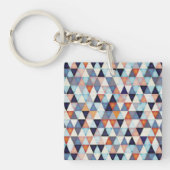 Abstract modern patroon sleutelhanger (voorkant)