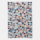 Abstract modern patroon theedoek (Verticaal)