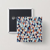 Abstract modern patroon vierkante button 5,1 cm (Voorkant /achterkant)