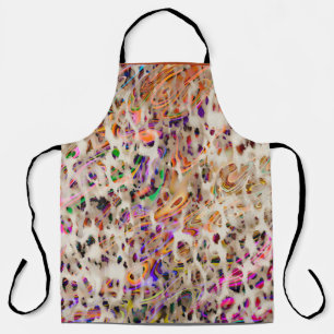 abstract modern patroonontwerp met kleurrijke krac schort