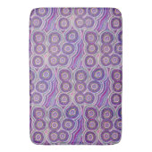 Abstract Modern Pink Purple Circles Badmat (Voorkant Verticaal)