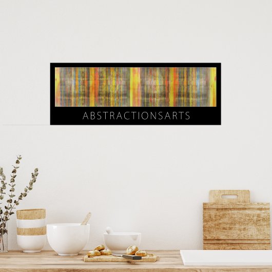 Abstract modern Poster afdrukken (Keuken)