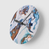 abstract modern. ronde klok (Hoek)