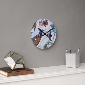 abstract modern. ronde klok