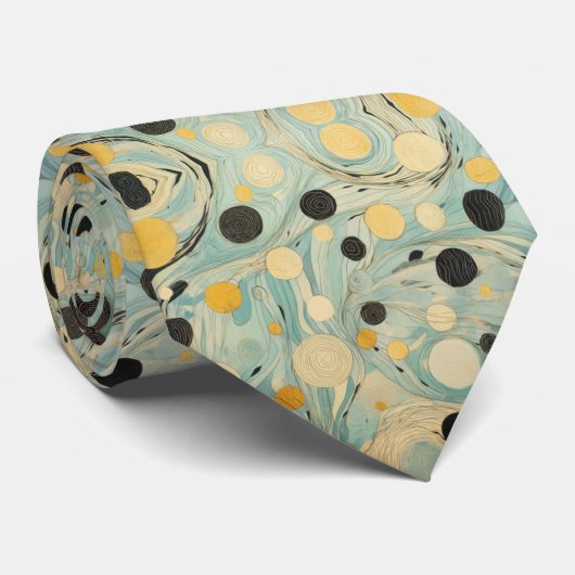 Abstract modern stropdas (Opgerold)