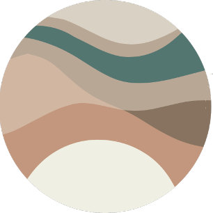 Abstract Modern Terracotta Beige Stropdas