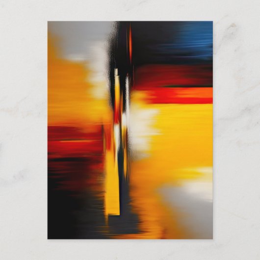 Abstract modern trendy design briefkaart (Voorkant)