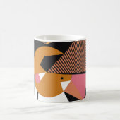 Abstract modern triangles background pattern illus koffiemok (Center)
