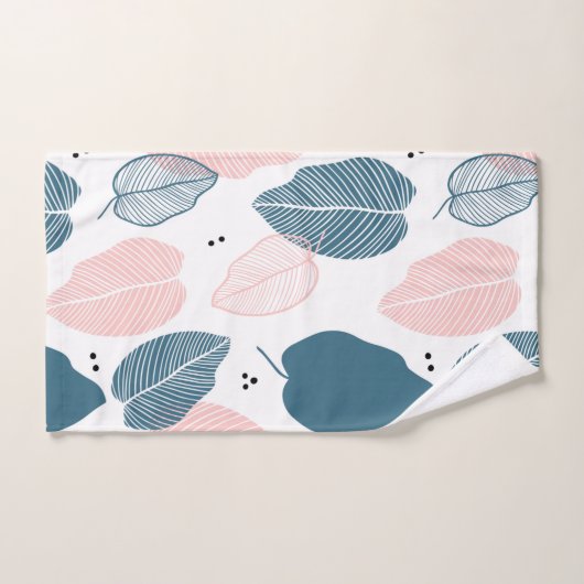 Abstract modern tropisch blad bad handdoek (Handdoek)