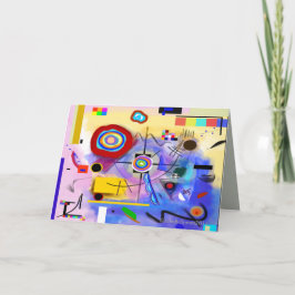 Abstract modern Wenskaart Kaart