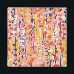 Abstract Modern Wildflower Floral Botanical Garden Magneet<br><div class="desc">A vibrant abstract floral garden with playful wildflowers, soft botanical shapes, and expressive textures.</div>