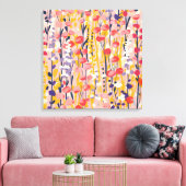 Abstract Moderne Bloemisterij Botanische Tuin Canvas Afdruk (Insitu (Woonkamer))