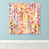 Abstract Moderne Bloemisterij Botanische Tuin Canvas Afdruk (Insitu (Houten vloer))
