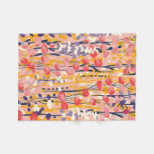 Abstract Moderne Bloemisterij Botanische Tuin Fleece Deken (Voorkant (Horizontaal))