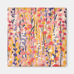 Abstract Moderne Bloemisterij Botanische Tuin Magneet