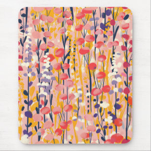 Abstract Moderne Bloemisterij Botanische Tuin Muismat